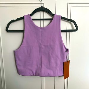 Girlfriend Collective Dylan Bra in Lilac